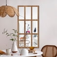 thumbnail image 3 of AFQH Three-dimensional imitation window wooden acrylic mirror wall sticker decoration, 3 of 11