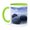 Green/White, variant on 3drose, New Zealand, South Island, Otago, Moeraki, Moeraki Boulders on Beach, 11oz Mug
