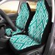 thumbnail image 1 of Juego de 2 fundas de asiento de coche ABPHQTO Vintage patrón griego clásico verde azulado, 1 of 4