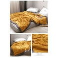 thumbnail image 3 of RBCKVXZ Summer Cooling Blanket, Breathable Lightweight Throw Blanket for Hot Sleepers, Bedding Clearance, 87"x79", Yellow, 3 of 8