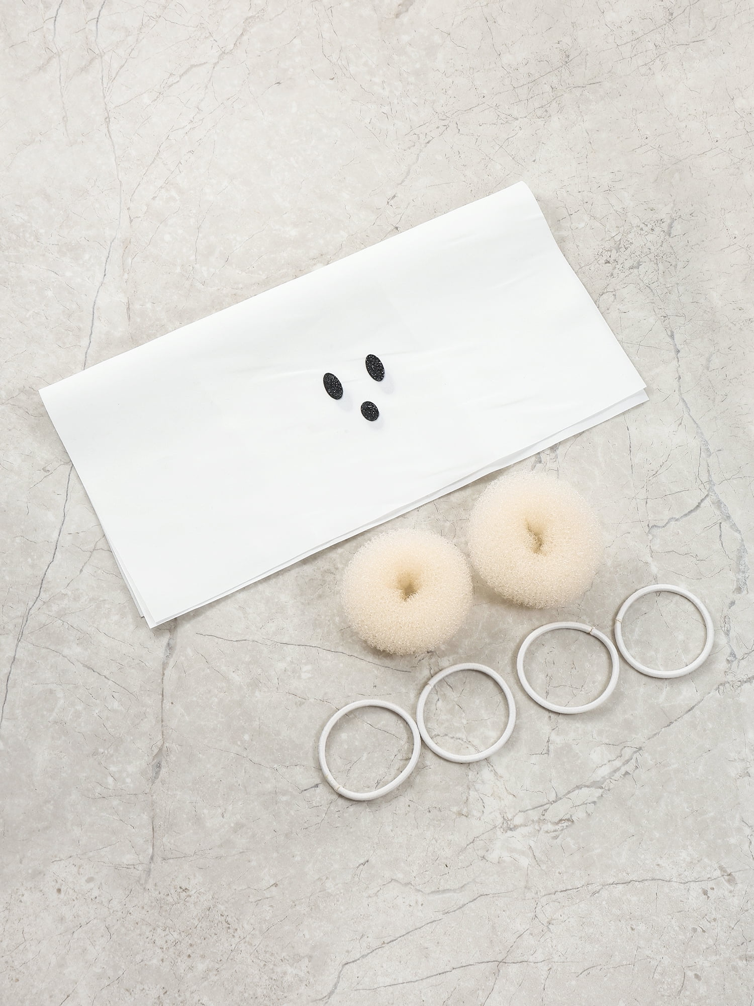 Way to Celebrate Halloween Ghost Hair Bun Maker Kit, 1 Piece