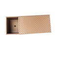 thumbnail image 3 of Bakeware Loaf Pan,Durable Carbon Steel Loaf Baking Pan Ripple RectangleBox with Lid, 3 of 8