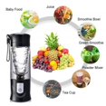 thumbnail image 2 of TORUBIA Portable Blender, Smoothies Personal Blender Mini Shakes Juicer Cup USB Rechargeable 400ML, 2 of 8