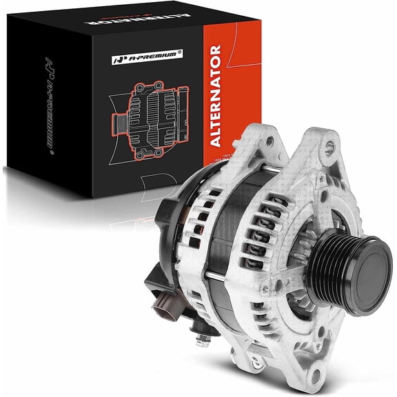 A-Premium Alternator Compatible with Toyota RAV4 2006 2007 2008 V6 3.5L, 12V 130A CW 7-Groove Clutch Pulley, Replace# 104210-4750, 104210-2090