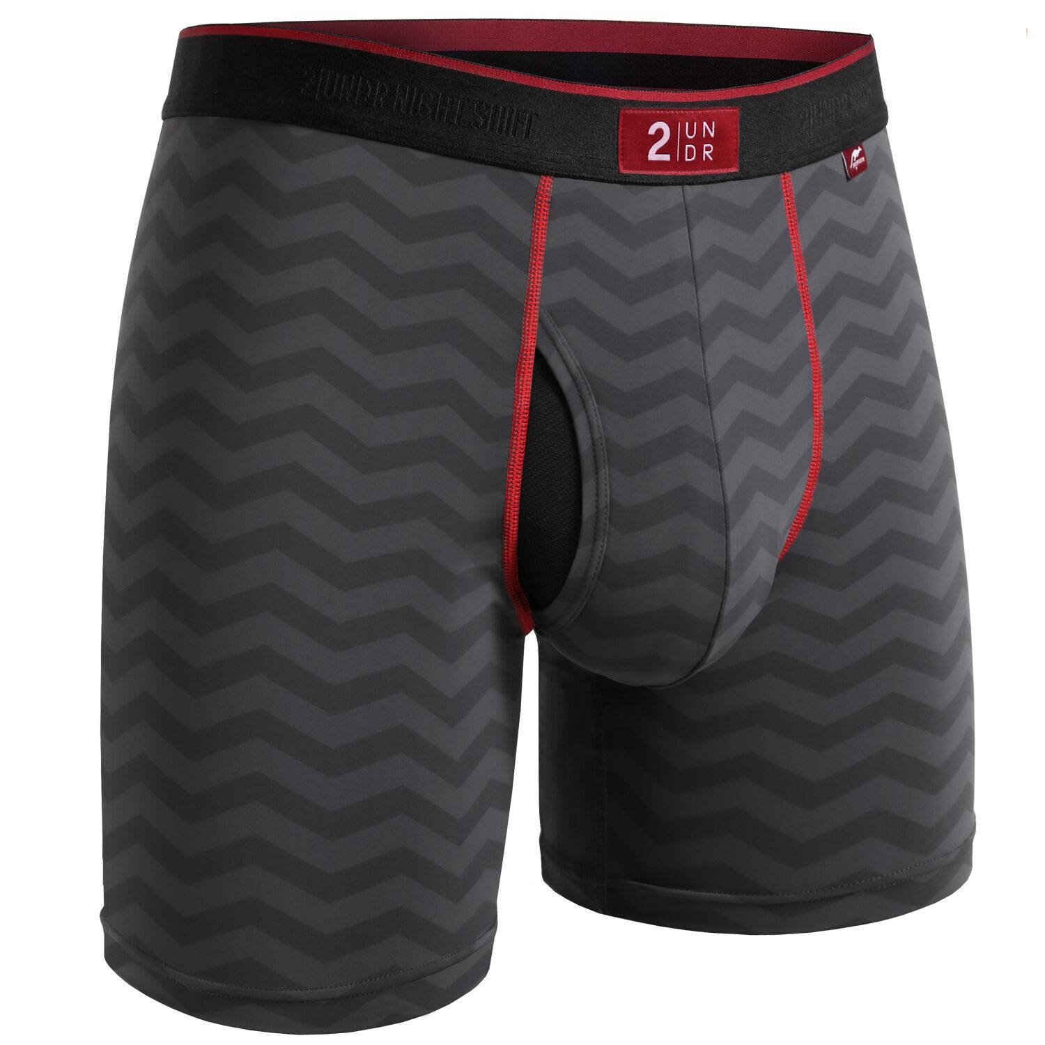 2UNDR 2UNDR Mens Night Shift 6" Boxer Brief Underwear (Night Moves