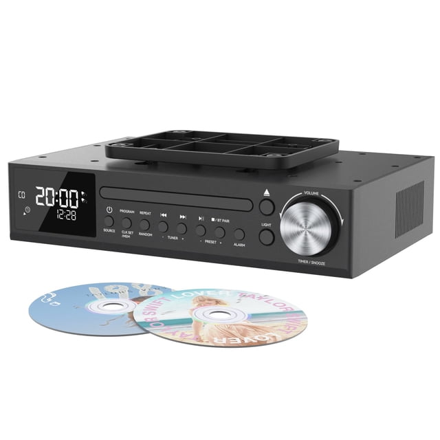 Radio de cocina con reproductor de CD Bluetooth MONODEAL para colocar debajo del armario