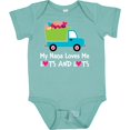 thumbnail image 3 of Inktastic Nana Loves Me Grandson Boys Boys Baby Bodysuit, 3 of 5