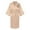 Beige, variant on TIMIFIS Women's Short Silky Robes Bridesmaid Bride Party Satin Robes Sleepwear Plus Size Wedding Bridal Party Loungewear Dressing Gowns with 3/4 Sleeve - Spring/Summer
