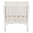 thumbnail image 6 of SAFAVIEH Kazumi Glam Accent Armchair with Cushion, White, 6 of 11
