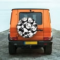 thumbnail image 2 of Fotbe Seamless Pattern Cute Panda Spare Tire Cover Thickening Universal Fit for Jeep, Trailer, RV, SUV, Truck, Tough Tire Wheel Soft Cover-14 inch, 2 of 9