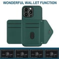 thumbnail image 5 of ELEHOLD Wallet Crossbody Case for iPhone XR Case with Flip Card Slots RFID Blocking Function Magnetic Closure Stand Detachable Crossbody Shoulder Strap for Women Girls,green, 5 of 8