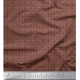 thumbnail image 1 of Soimoi Japan Crepe Satin Fabric Diamond & Arrow Shirting Decor Fabric Printed Yard 42 Inch Wide, 1 of 1