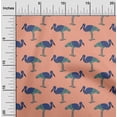 thumbnail image 1 of oneOone Georgette Viscose Fabric Heron Block Printed Craft Fabric BTY 42 Inch Wide, 1 of 1
