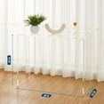 thumbnail image 4 of Acrylic Narrow Console Table for Entryway, Acrylic Table, Square Legs, Skinny Entry Table for Sofa, Foyer, Hallway, Living Room, Clear, 4 of 7