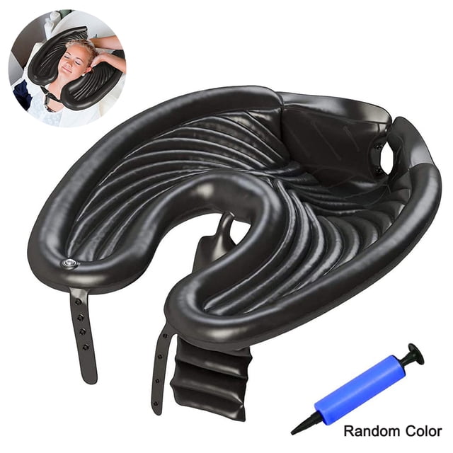 pcs Mobile Salon - Lavabo de enjuague inflable portátil para lavar y cortar el cabello en casa y en la cama sin una silla de salón Vhermosa 222075