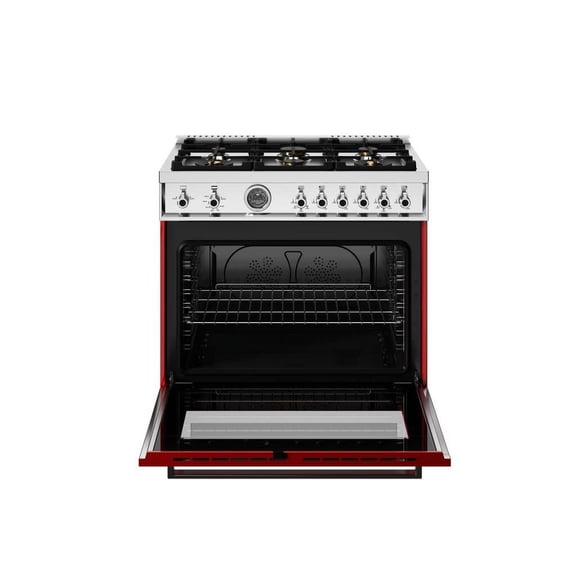 Bertazzoni Pro366bcfgmt Professional 36" Wide 5.9 Cu. Ft. Free Standing Gas Range -