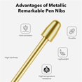 thumbnail image 3 of 16PCS Marker Pen Stylus Tips for Remarkable 2,Remarkable 2 Pen Tips with Nibs Removal Tool,Metal Tip, 3 of 5