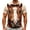 A-Khaki, variant on Men's Fantasy Animal Graphic T-Shirt, Crew Neck Short Sleeve Summer Casual Tee Beige XXXL