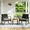 Gray-Rocking, variant on 3 PCS Wicker Patio Set, Wicker Rattan Chairs and Tempered Glass Table, for Porch, Balcony, Backyard- Includes Black Cushions