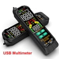 thumbnail image 4 of Multímetro Digital Digital Profesional Medidor de Probador Profesional de Corriente VoltaJe Continuo Multimetro Verdadero RMS Capacitancia Temporal, 4 of 7