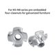 thumbnail image 2 of En Forma De T De Cuatro Puntas M8 De Acero Al Carbono Galvanizado, Tuercas De Cuatro Garras, Tuercas De Fijación En T, Clavos De Ranura En T Para Artesanos, Muebles, Carpintería 30 Tuercas Serendint TO004801-00, 2 of 6