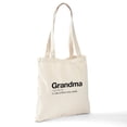 thumbnail image 6 of CafePress - Grandma Definition Tote Bag - Unisex Canvas Tote Bag, Beige, 1-Piece, 6 of 6