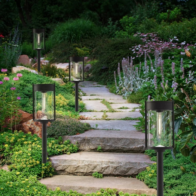 GTX Solar LED Pathway Lights, 4 Pack - Walmart.com