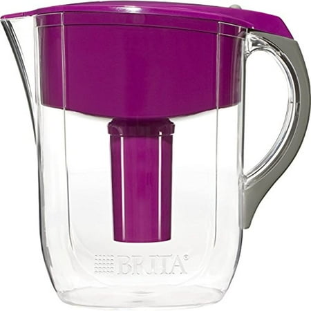Brita Grand Water Filter Pitcher, Violet, 10 Cup