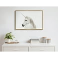 thumbnail image 6 of Kate and Laurel Sylvie Unicorn Framed Canvas Wall Art by Simon Te of Tai Prints, 23x33 Gold, Magical Unicorn Print for Wall, 6 of 6