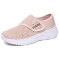 thumbnail image 5 of BRGZLK Women's Walking Shoes 2026 Versatile Mesh Breathable Adjustable Wide Width Flats Summer Trendy Soft Sole Comfortable Easy On Off Women Sneakers Pink 7.5, 5 of 9