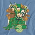 thumbnail image 2 of DC Green Arrow Stars Women's T Shirt, Carolina Blue, Medium, 2 of 6