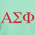 thumbnail image 3 of CafePress - Alpha Sigma Phi Greek Letters Cardinal T Shirt - Men's Classic Graphic Cotton T-Shirt, 3 of 4