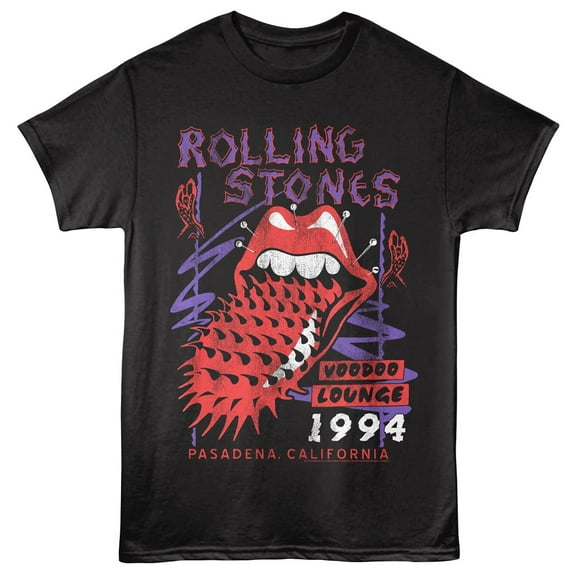 Rolling Stones Voodoo Lounge Pasadena Men's T Shirt (Black, Big&Tall3XLT)