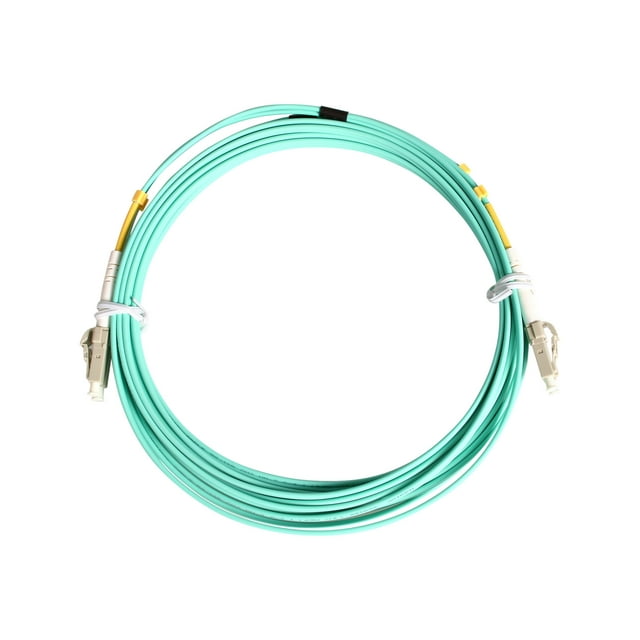StarTech.com 10m (30ft) LC/UPC to LC/UPC OM3 Multimode Fiber Optic Cable, Full Duplex 50/125����m Zipcord Fiber Cable, 100G Networks, LOMMF/VCSEL, <0.3dB Low Insertion Loss - LSZH Fiber Patch Cord - Patch cable - LC multi-mode (M) to LC multi-mode (M) - 10 m - fiber optic - duplex - 50 / 125 micron - aqua - for P/N: MASFP10GBSR, SFP10GBLRMST, SFP10GBSRST, SFP10GSRSST, SFP10GSRXST, SV565FXHD4KU