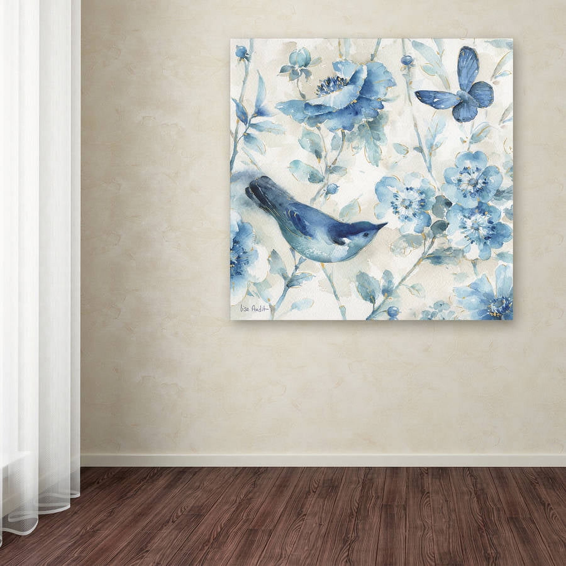 Lisa Audit 'Indigold XI' Canvas Art