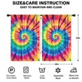 thumbnail image 2 of Blackout Kids Curtains,Rainbow Tie Dye Mandala Pattern Childrens Insulated Curtains Set Of 2,Bedroom Essentials,Toddler Room Decor 42"x63", 2 of 5