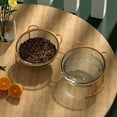 thumbnail image 1 of Fiudx Comedero para Gatos, Diseño de Cuenco Doble Inclinado, Cuenco de Vidrio Resistente a Altas Temperaturas, Solución de Alimentación a Prueba de Derrames, Ideal para Gatos y Perros Pequeños, Elega, 1 of 6