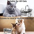 thumbnail image 5 of fontaine A Eau Pour Chat Automatique 2l Fontaines Eau Pour Chats Chiot Animaux Avec 2 Modes D'eau Intelligents 1filtre Charbon 1 Pompe Fontaine C, 5 of 5