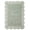 Mint Green, variant on LoopCut Modern Hand Tufted 100% Wool Area Rug, Handmade Scalloped Border Carpet, Cotton Backing, Mint Green, 3' x 5'