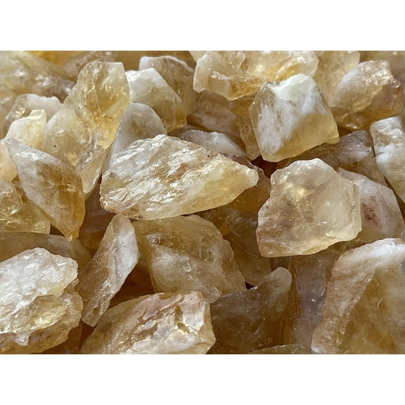 Raw Citrine, Natural Citrine Stone, Natural Rough Citrine, Citrine Rough, Citrine Healing Crystal (Citrine, 11 pounds)
