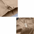 thumbnail image 5 of BADHUB Men's Big and Tall Cargo Capris Stretch Lightweight Shorts Casual Workwear Pant with Multi Pockets Khaki 2XL, 5 of 6