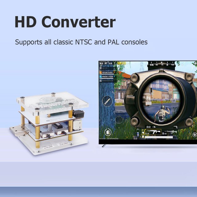Adaptador convertidor de caja VGA de CC Salida RGBS VGA compatible con HDMI para SEGA DreamCast Universal Accesorios Electrónicos