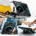 thumbnail image 6 of JETech Case for iPad 10.2-Inch (9th/8th/7th Generation, 2021/2020/2019) with Built-in Screen Protector, Protective Shockproof Rugged Tablet Cover, 360° Rotating Hand Strap Stand (Blue), 6 of 7