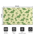 thumbnail image 5 of Yellow Dinosaurs Palm Trees Door Rugs,Washable Non Slip Door Mats Indoor,Decorative Door Mats,Entry Mat Indoor for Entrance,Bedroom,Kitchen,Bathroom,17"x30", 5 of 6