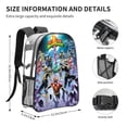 thumbnail image 2 of Clear Backpack for Mighty Morphin Power Rangers Heavy Duty for School Work Women Men Transparent Bookbag backpack Stadium Approved See Through Backpack, 2 of 6