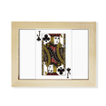 thumbnail image 1 of Club J Playing Cards Pattern Desktop Photo Frame Picture Art Decoration Painting 6x8 inch, 1 of 3