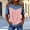 Pink, variant on QUNYINEY Womens Tshirts Short Sleeve Cold Shoulder Summer Polka Dot Graphic Tees Pullover Cute Crew Neck Casual Relaxed Fit Tops