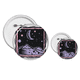 thumbnail image 1 of Purple Mountain Moon Star Element grabado Insignia insignia botón diseño conjunto, 1 of 3