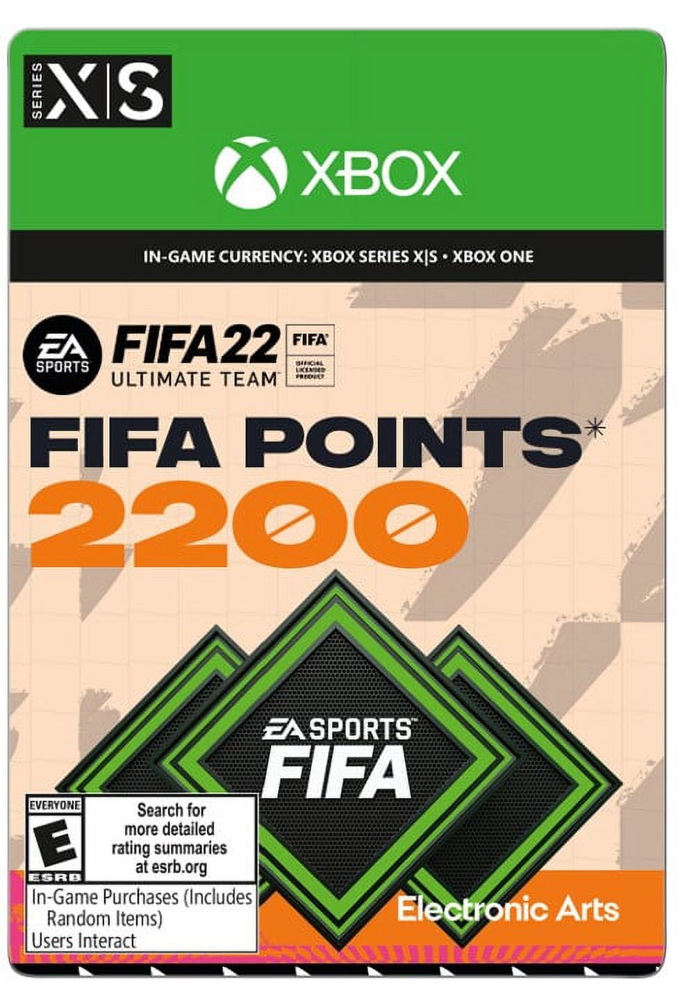 Electronic Arts FIFA 22 Ultimate Team 750 Points - PC