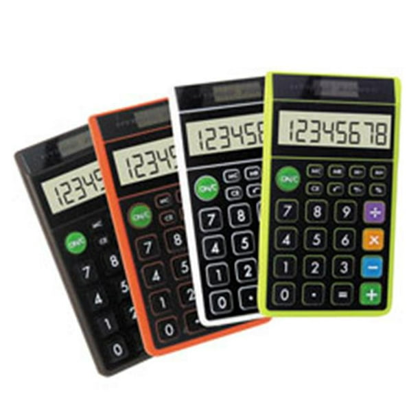 Teledex DH-62 Hybrid Wallet Calculator Couleurs Assorties